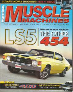HEMMINGS MUSCLE MACHINES 2009 JULY - 440 v HEMI, DEL RIO, LSC, LS5